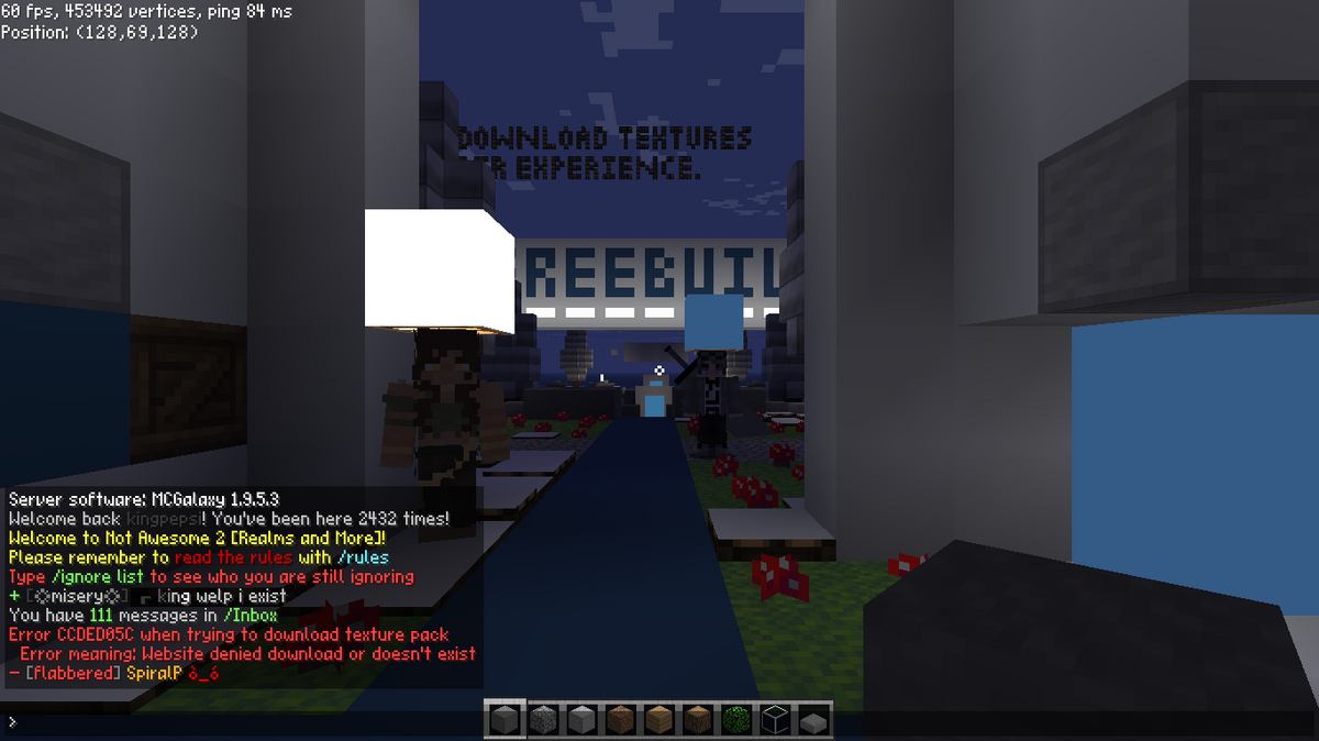 NA2 texture pack broken?