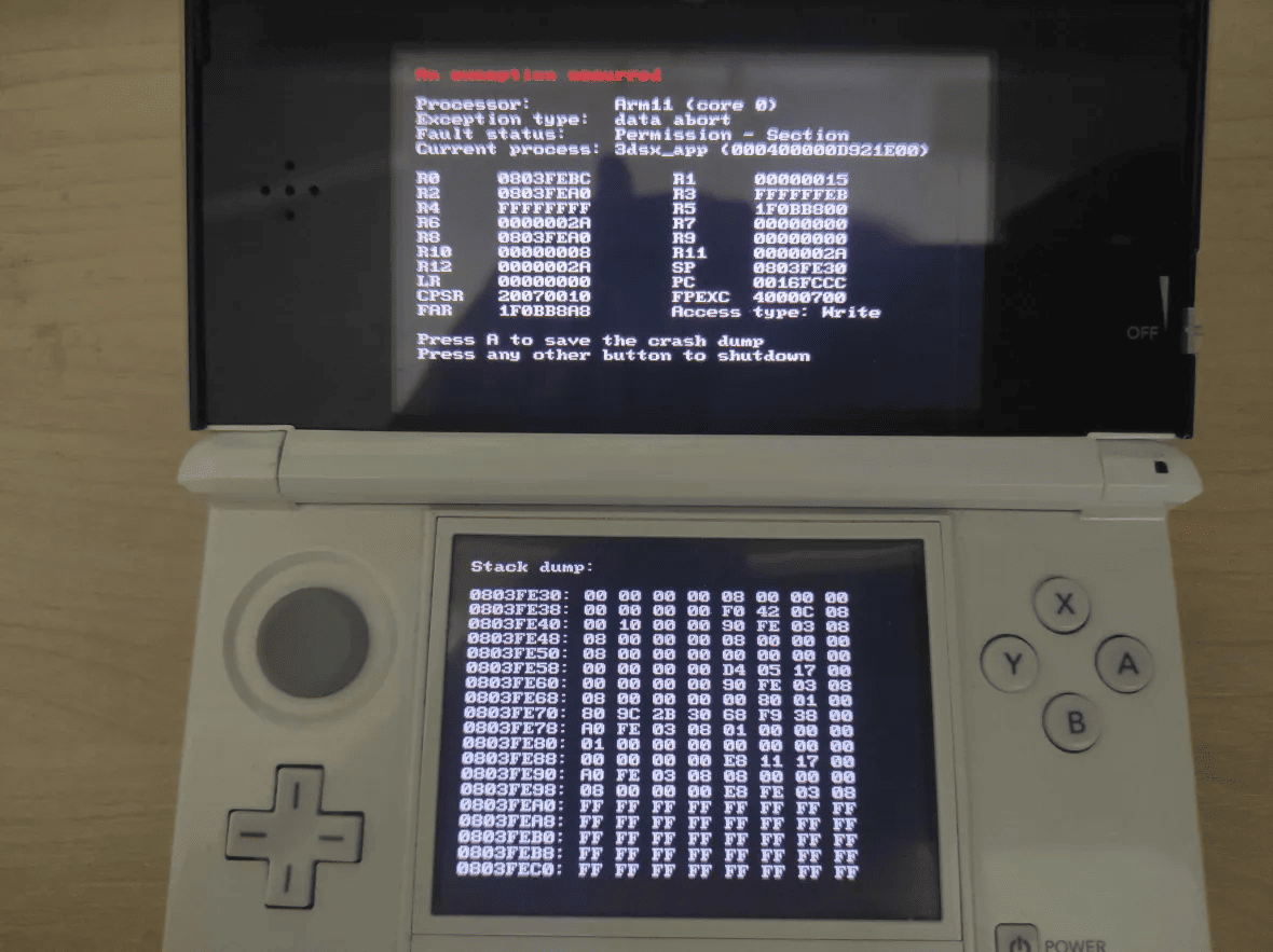 Classicube 3DS just crashes