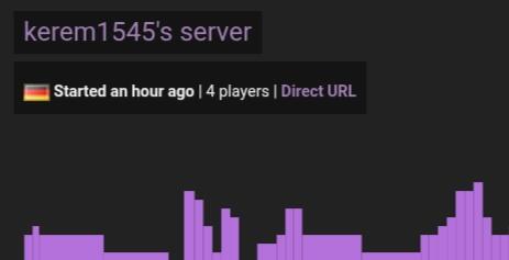 Kerem1545's server I was banned from the server and abused.